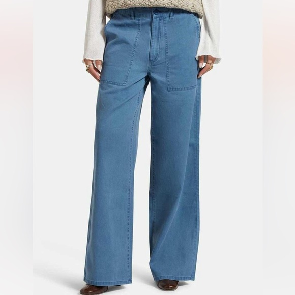 Brixton Women’s Vintage Military Lightweight Pant in Deep Sea, Size 27, NWT - Picture 3 of 4